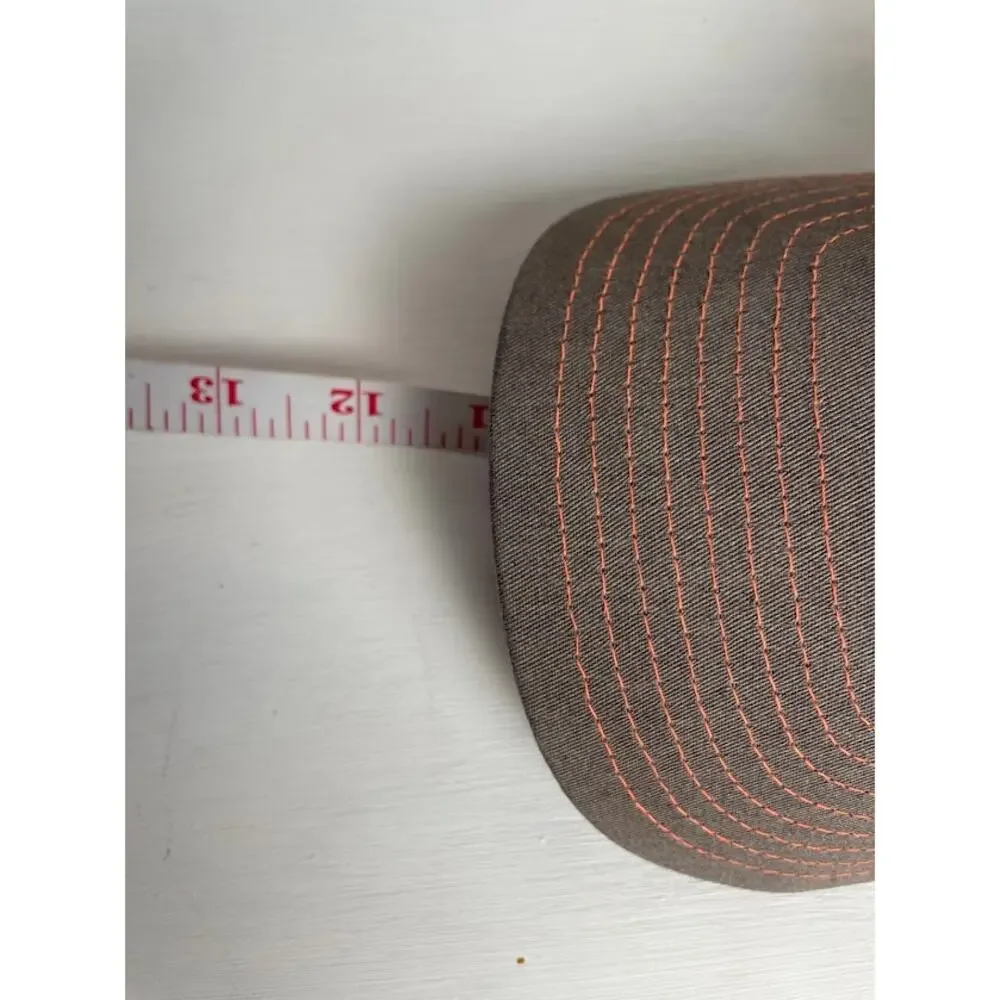 Richardson Brewery Trucker Hat Brown Snap Back Orange Mesh Baseball Cap